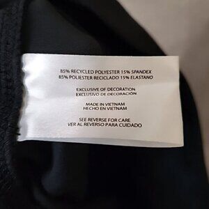 Eddie Bauer black Gym Workout bike 1 pocket golf shorts S